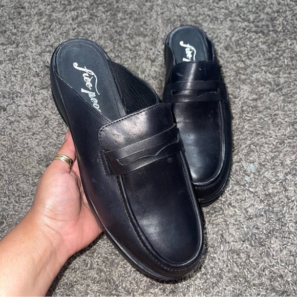 Free People Winston platform clogs Sz 39.5 - Picture 1 of 10